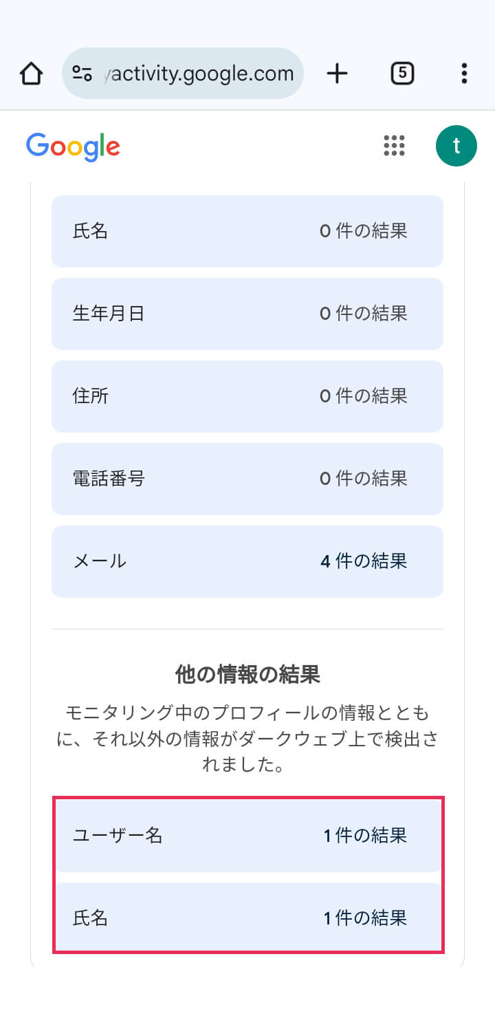 総合の結果